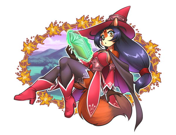 Zoana Witch Hat Sticker