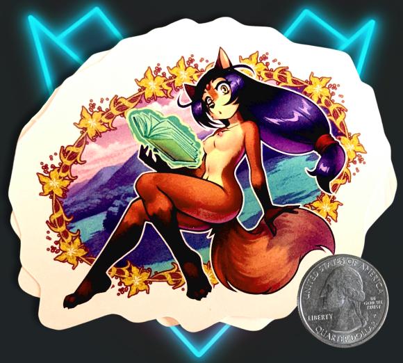 Zoana Witch Hat Sticker
