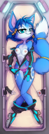 Blue Space Fox Daki NSFW
