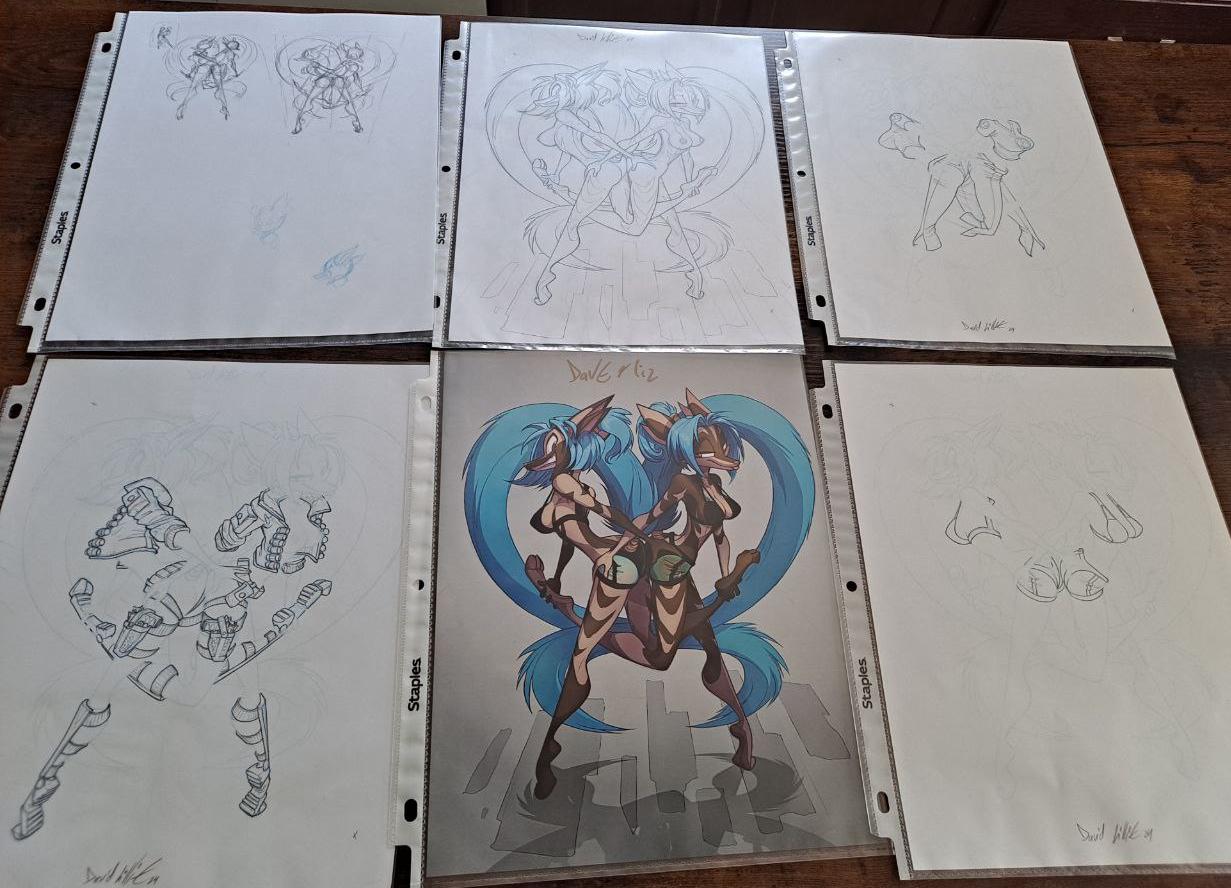 ORIGINAL ART NSFW Dreamkeepers Indigo Troika Costume Reveal