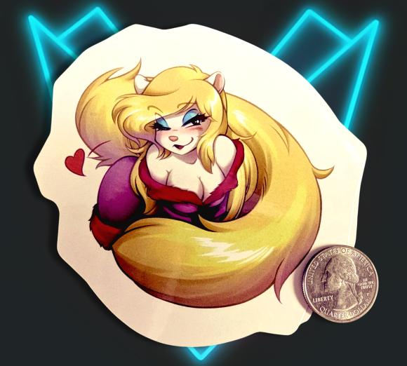 Gorgeous Mink Sticker