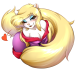 Gorgeous Mink Sticker