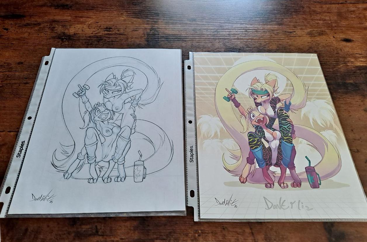 ORIGINAL ART NSFW SKOM Dreamkeepers 80s Indigos