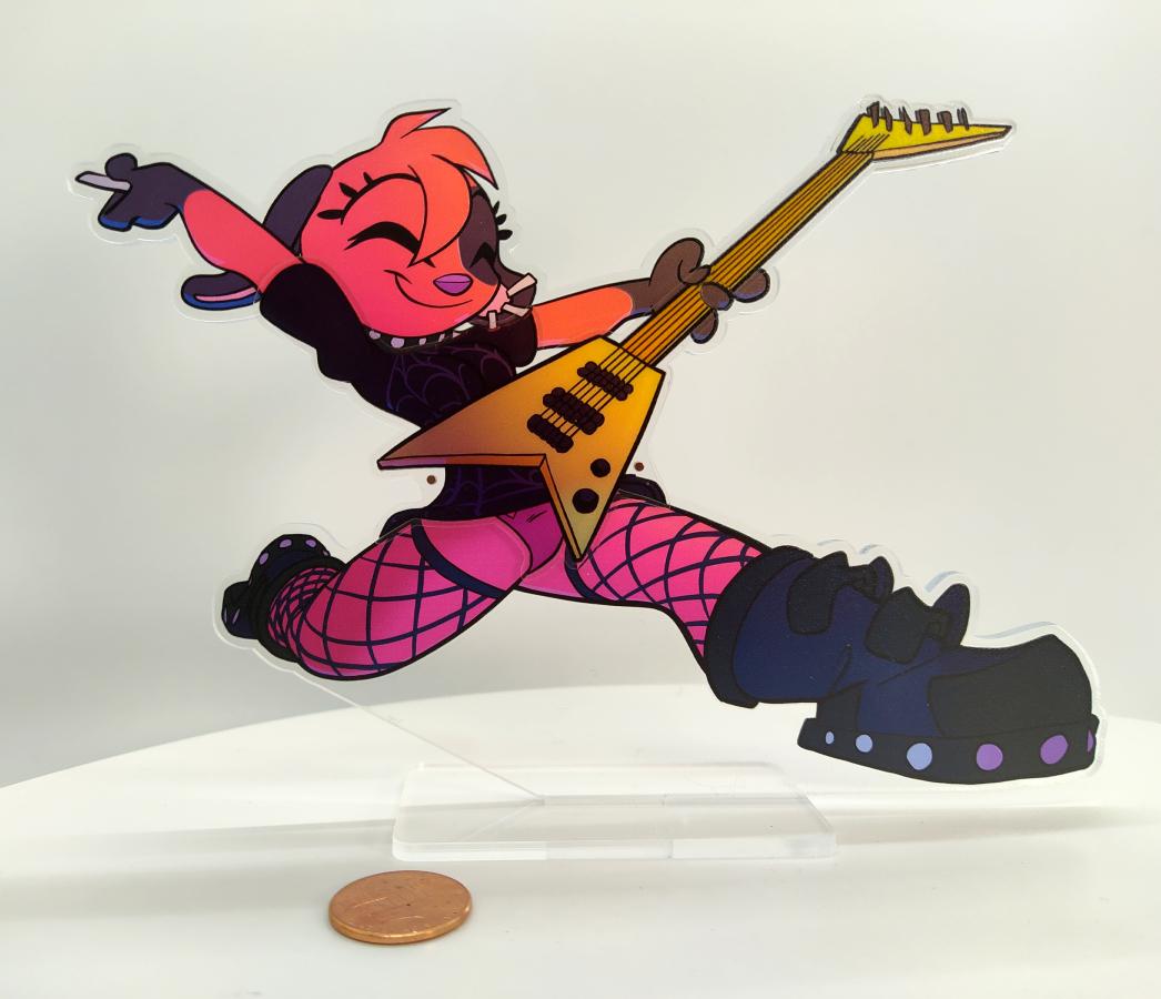 Big Sis Red Rocker Dog Standee - Dress up