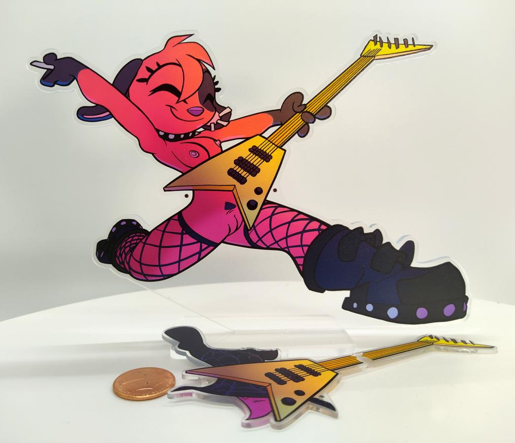 Big Sis Red Rocker Dog Standee - Dress up