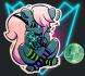 Ginger in Green and Pink Sticker NSFW