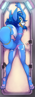 Blue Space Fox Daki SFW